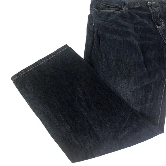 Ecko Unltd Men's Rhino Jeans 40x32 Straight Fit Blue Denim Embroidered Y2K 90s - Picture 8 of 15